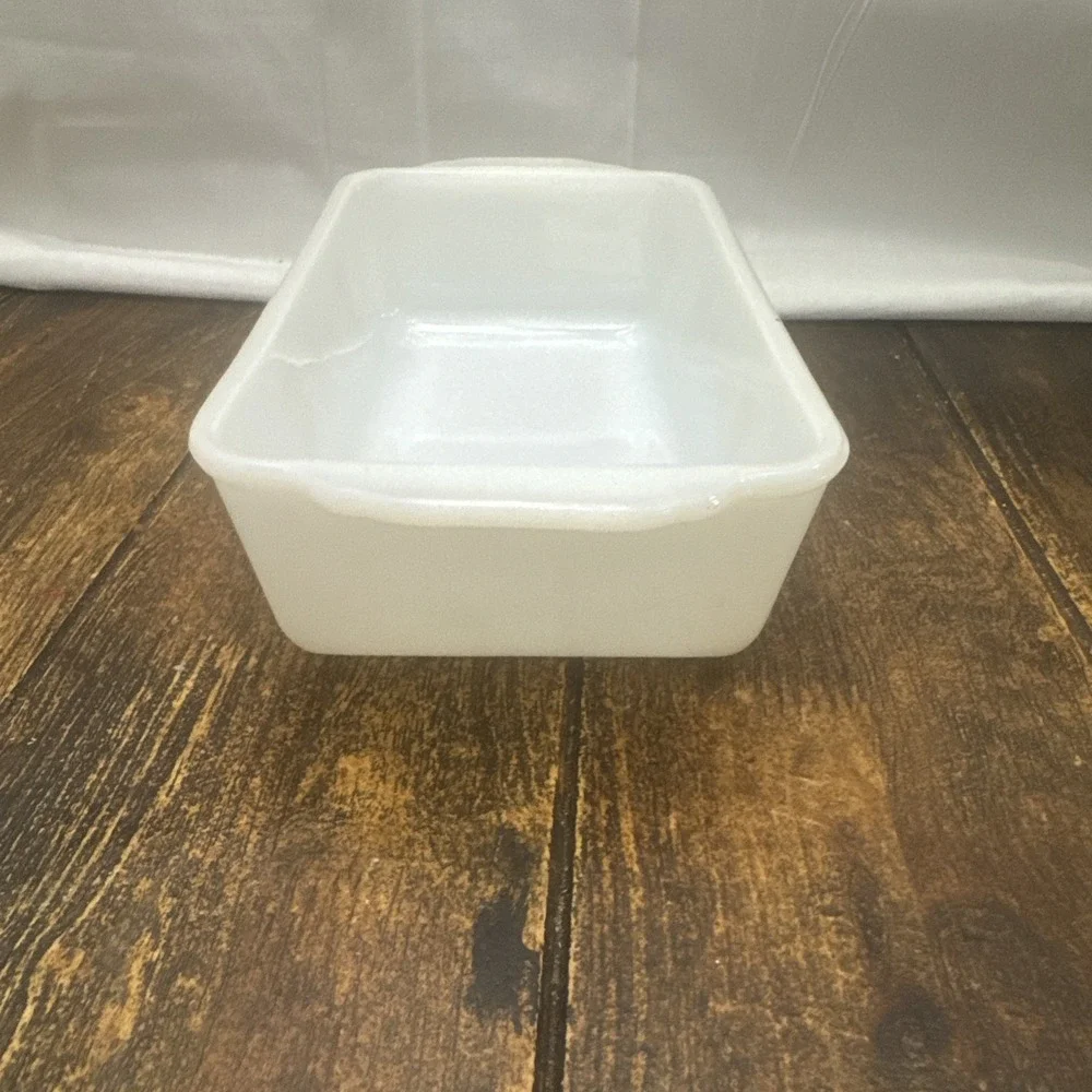 Vintage Anchor Hocking FIRE KING 1 Qt Quart Bread Loaf Pan Wheat Design 409